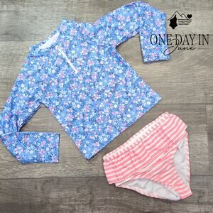 Aleumdr Rashguard Bikini Swimsuit Size 4-5T